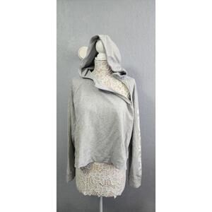 XL Victoria's Secret Victoria Sport Gray Hooded Sweatshirt